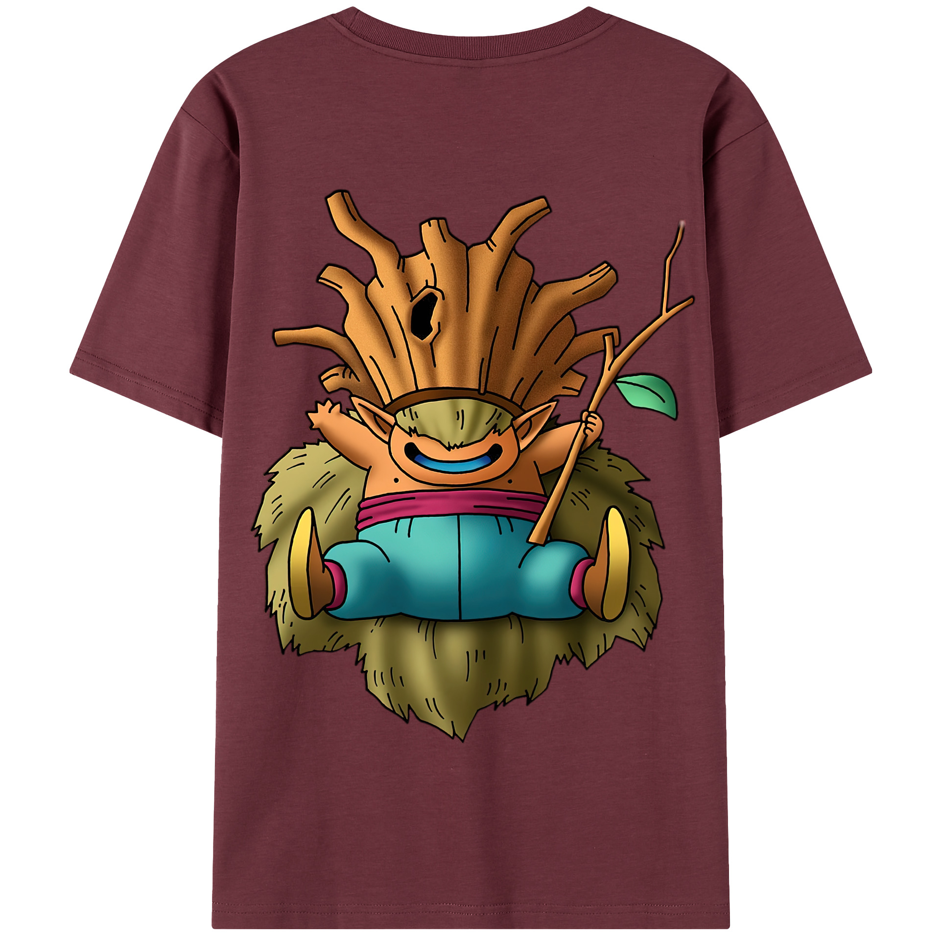 （画像用） ドラゴンクエスト Doragon Kuesuto Dragon Quest 綿100％半袖Tシャツ（背面プリント）
